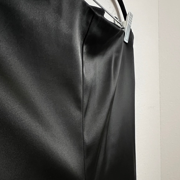 THEORY Satin Black Leggings Women’s Sz 10 - Picture 5 of 10